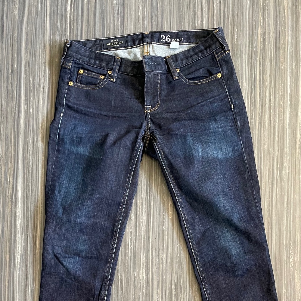 J Crew Matchstick Jeans size 6S